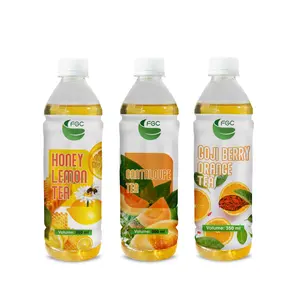 Bulk Wholesale RTD Tea Customized Drink Bottle Ready To Drink Can Tin Can Packaging For Tea Orange Tea