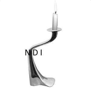 Top Selling Decorative Customized Shape <b>Candle</b> <b>Stick</b> Stand In Silver Finishing For Wedding Party & Christmas Party Decoration - Product Image 1