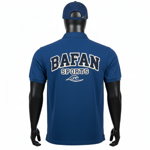 Polo pour homme en coton de haute qualité, tissu GSM, toucher doux, couleur unie, avec logo brodé personnalisé, chemises polo pour homme - Product Image 2