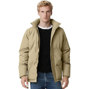 Chaqueta acolchada personalizada para hombre 2025, cálida, impermeable, ligera, aislada, para invierno, ropa de calle OEM, proveedor mayorista a granel - Product Image 1