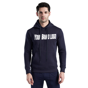 MOVA TEXTILES <b>Men's</b> Basic Pullover Hoodies With <b>White</b> Side Stripes Streetwear Hooded <b>Sweatshirt</b> Athletic Casual Custom Hoodie - Product Image 4