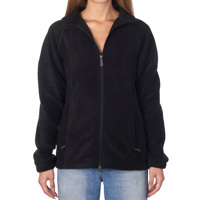 Veste polaire douce à manches longues pour femme, fermeture éclair complète, hiver, extérieur, chaud, polaire, chaud, bureau, personnel