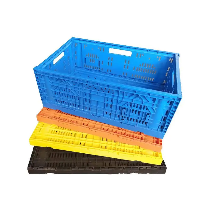 메쉬 PP 소재 접이식 상자 홈 오피스 산업용 접이식 및 접을 수있는 플라스틱 보관함 LYFC