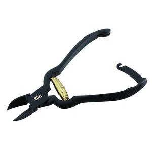 Cortaúñas Profesional Negro de 14 cm con Punta Curva y Abertura de Mandíbula Ancha para Uñas Encarnadas y Gruesas |   Cuchilla de Podología de Acero con Alto Contenido de Carbono - Product Image 4