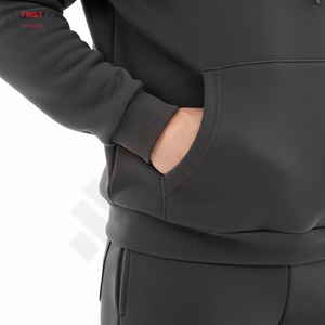 Meilleure vente Vêtements pour hommes Mode vintage Lavage à l'acide 100% coton 450 Gsm Respirant Ensemble de survêtement avec pantalon Sweat-shirts - Product Image 6