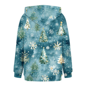 เสื้อฮู้ดสวมหัวแขนยาวสำหรับทุกเพศเสื้อมีฮู้ดผ้าฝ้ายโพลีเอสเตอร์ออกแบบได้ตามต้องการสำหรับคริสต์มาสพิมพ์ลาย3D กราฟิก - Product Image 2
