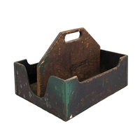 Boîte de rangement de style européen Organisateur de rangement de bureau Support de télécommande TV Boîte de rangement en bois pour bar à bière Cuisine Hôtels