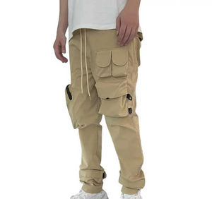 Pantalons pour hommes de haute qualité et durables, pantalons cargo lavés et respirants, prix de gros, pantalons cargo pour hommes à séchage rapide - Product Image 5