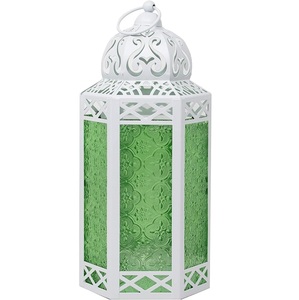 โคมไฟโลหะตกแต่งสไตล์โมร็อกโกออกแบบอย่างหรูหราสําหรับตกแต่งบ้าน เหมาะสําหรับงานปาร์ตี้และกิจกรรมตกแต่งบ้านบนโต๊ะ - Product Image 4