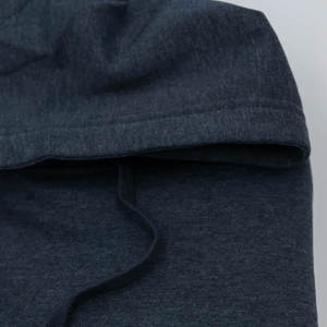 Sweat à capuche uni à manches longues unisexe personnalisé en usine de haute qualité pour hommes pour le style hivernal - Product Image 3