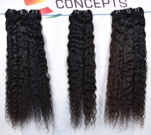 Unprocessed Natural Wholesale Raw Virgin Vendor Deep <b>Curly</b> Black Color Bundles Temple Human <b>Hair</b> <b>Extensions</b> - Product Image 4