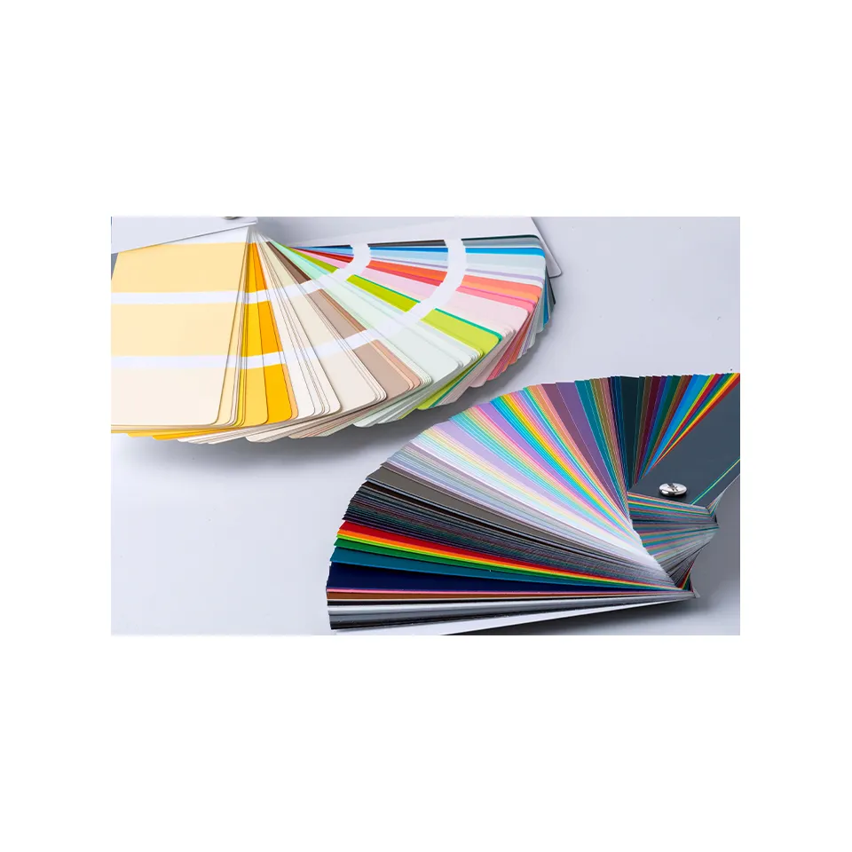 Customized color paint sample book packaging printing board book