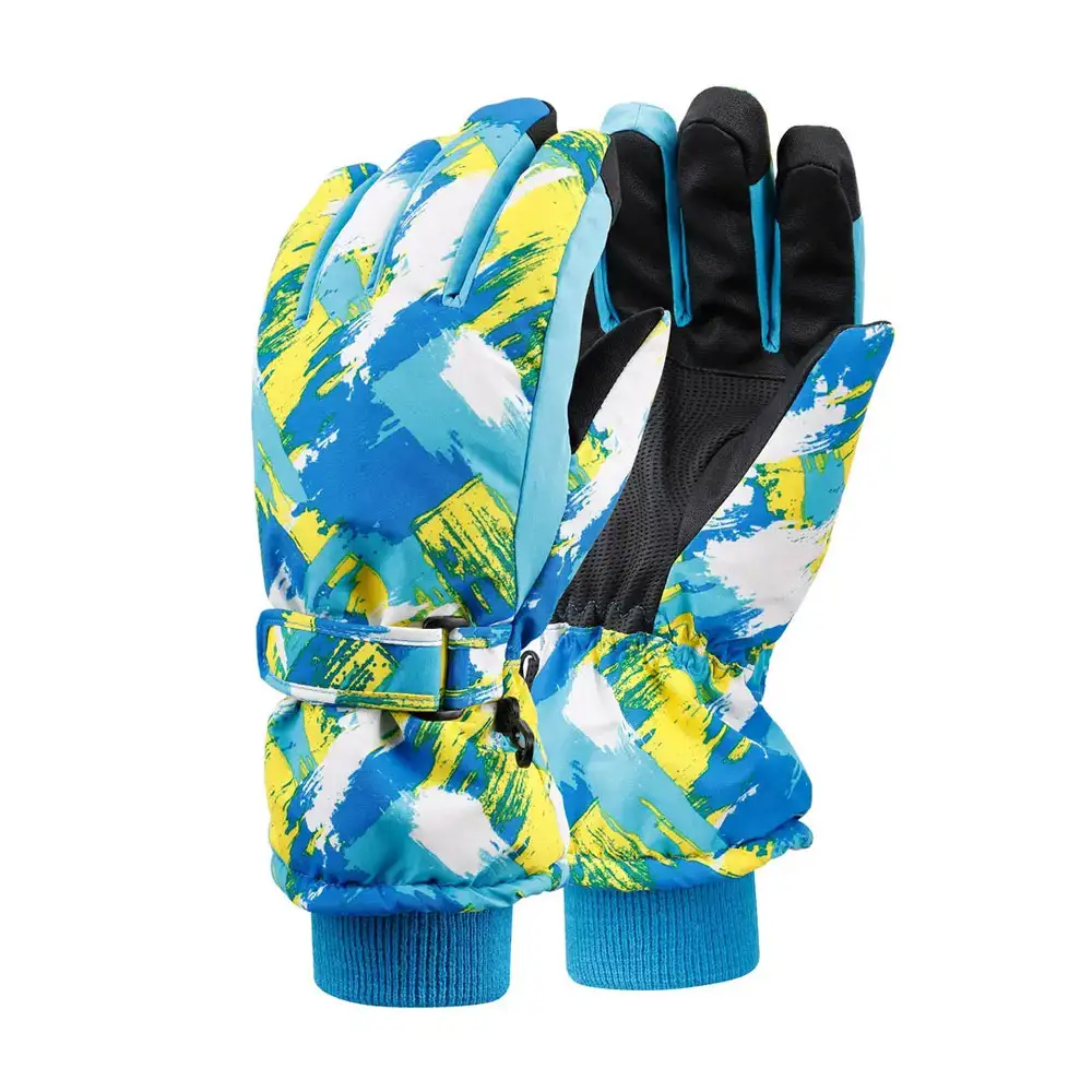 Snow Falling Waterproof Men Winter Ski Gloves Best Waterproof Custom Snow Ski Gloves