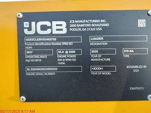 Minicargadora JCB 270W con bomba de motor, componentes de núcleo de caja de cambios, 1 año de garantía - Product Image 3