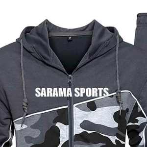 Ensemble de survêtement avec logo brodé personnalisé, fabrication, design classique, doux, confortable, survêtements standard - Product Image 2