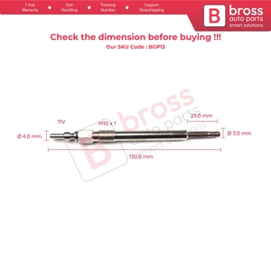 BGP13 1 Piece <b>Heater</b> Glow <b>Plugs</b> GX123 05066840AA GN055 for Voyager - Product Image 5
