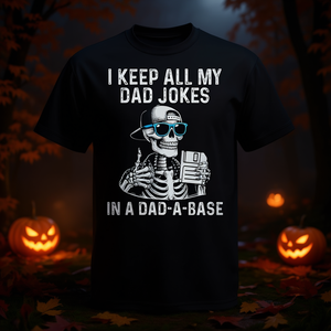 Camiseta retro de Halloween con diseño de esqueleto y chistes para papá, para la celebración del Día del Padre - Product Image 3