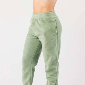 Warm Windproof <b>Sherpa</b> Fleece Winter Cotton Home Men Mens Fleece Lined Jog Pants Fleece Track Pants Men OEM Breathable Pants - Product Image 3