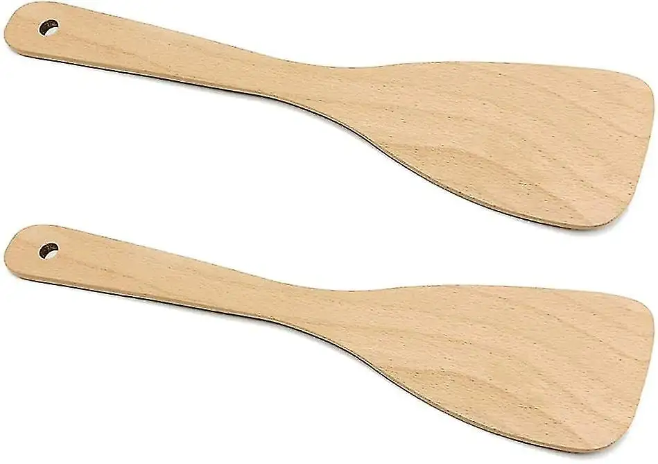 Set di utensili da cucina con impugnatura Comfort antiaderente cucchiai in legno di Teak naturale mestolo utensili in legno per cucinare