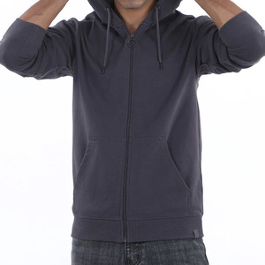 Venta directa de fábrica en blanco Gris Carbón Full Zip-Up Hoodie Plain Cotton Made 450 + GSM Heavyweight Men Hoodies - Product Image 1