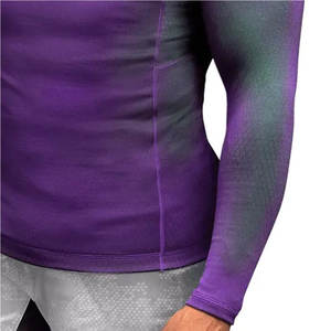 Ropa Deportiva de Compresión de Manga Larga Personalizada para Hombre, Secado Rápido, Transpirable, Spandex/Poliéster 240g, Ropa de Entrenamiento, Rashguard de BJJ - Product Image 5