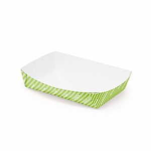ถาดกระดาษแข็งแบบปรับแต่งได้ จานกระดาษและชามพับได้ ขนาด 11x17x5 ซม. - Product Image 1