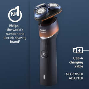 Afeitadora Eléctrica Philips Serie 5000X, Uso en Seco y Húmedo, Cabezal Giratorio 360°, Carga Rápida en 1 Hora, Carga Rápida en 5 Minutos, Idioma de Funcionamiento Alemán - Product Image 3