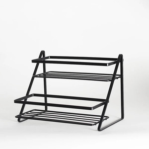 Stylish Metal & Glass Spice <b>Rack</b>: Sleek Storage for Your <b>Kitchen</b> Essentials - Product Image 2