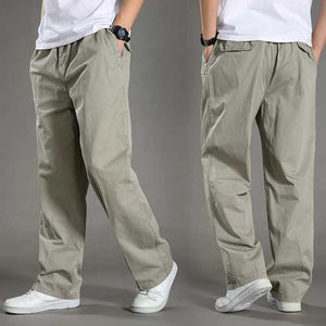 Men's High Quality Polyester Cargo Pants Casual Style Durable <b>Fabric</b> Multiple Pockets Mid Colored Straight for Everyday Use - Product Image 2