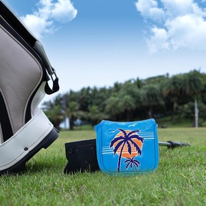 Custom Mallet Putter Golf Headcovers Clubs A prueba de polvo Driver Cover Fairway Wood Headcover Hybrid Custom Logo Cover protege los palos - Product Image 3