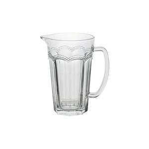 Elegante jarra con combinación de cuerpo de vidrio y tapa de metal para ambiente industrial chic adecuado para hogares contemporáneos - Product Image 1