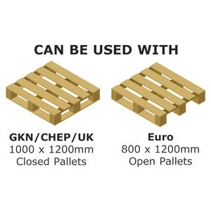 Entrega gratuita de alta calidad de una cara Euro Pallets EPAL 120X80 Slip Sheet Industrial 4-Way Entry Press Pallets de madera - Product Image 2