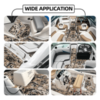Tapis de pont extérieur moderne brossé, écologique, à clipser, pour ponton, en mousse EVA antidérapante, camouflage, imperméable, neuf, directement de l'usine