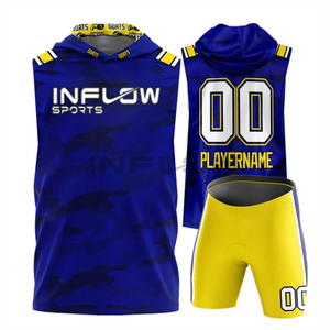 Camiseta de Fútbol Estilo Americano 7v7 Servicio Personalizado Camisetas de Fútbol Personalizadas Conjuntos de Uniformes de Fútbol Sublimados - Product Image 2