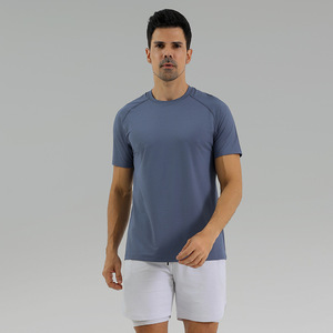 Camiseta de alta calidad para hombre, ropa de calle en blanco, peso pesado, entrenamiento físico, gimnasio, correr, Spandex, camisetas de equipo, envío DDP - Product Image 1