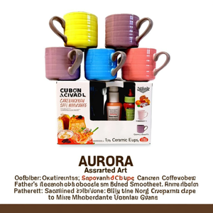 Tasse à café en céramique AURORA Assortito Art 4 - Product Image 2