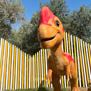 Modèle animatronique de dinosaure électrique simulé pour parc d'aventure, utilisation en intérieur/extérieur, école, garderie, centre commercial, aéroport, en métal, certifié CE - Product Image 3