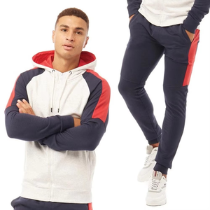 Nuevo conjunto de chándal de chaqueta y pantalón con cremallera completa de manga larga Lisa para hombre 2025, chándal deportivo de alta calidad para hombre - Product Image 5