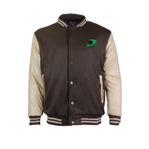 Custom Quality Chenille Patch Embroidery 100% Wool Letterman <b>Jacket</b> for <b>Men</b> Casual Winter Front Logo Position OEM Service - Product Image 1