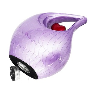 โกศสำหรับงานศพของมนุษย์รูปหยดน้ำตาสีม่วงสุดสร้างสรรค์ไม่เหมือนใครหัวใจสีแดงขนาดเล็กสำหรับงานศพ - Product Image 2