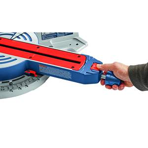 Sierra Ingletadora Deslizante de Doble Bisel de 18V y 10 Pulgadas, Eléctrica y Portátil para Uso Industrial y Bricolaje, para Cortar Metal y Madera, Certificada con GS - Product Image 1