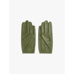 Gants de conduite en cuir à doigts entiers antidérapants pour femmes gants légers en matériau imperméable de bonne qualité dans un style unique - Product Image 4