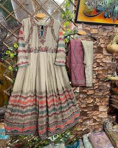 Vestido de terciopelo de estilo paquistaní para boda, traje de Edición especial, producto en oferta, novedad, 2022 - Product Image 4