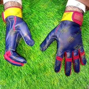 Gants de frappeur en cuir originaux de qualité supérieure pour adultes et jeunes Gants de baseball et de softball originaux dans toutes les tailles - Product Image 3