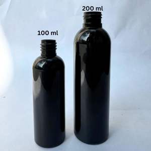 Factory Made PP <b>Plastic</b> Avon <b>Bottle</b> <b>100ml</b> Eco-friendly Pump Sprayer Smooth Closure Food Grade Lotion Black <b>Bottle</b> - Product Image 3