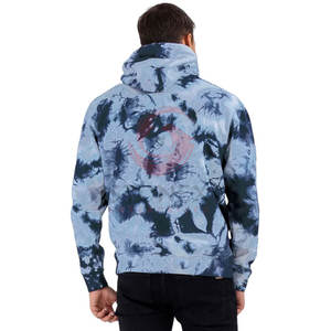 Otoño Invierno Hombres Tie-Dye Bordado Ecológico Sudadera con capucha High Street Fashion Algodón Logotipos y etiquetas personalizados Servicio OEM - Product Image 2