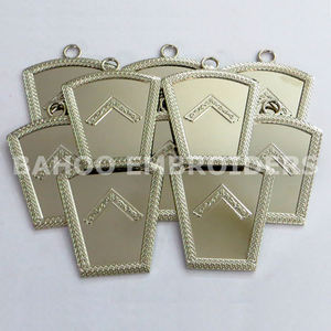 Excelente Maestro Aliado Grados Masónicos Pecho Joya-Chapado en Oro Con Cinta Blanca - Product Image 5