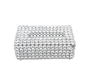 Porte-boîte à mouchoirs en métal de style nouveau lot de 2 porte-mouchoirs d'occasion pour la maison et l'hôtel - Product Image 4