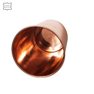 Gobelet en cuivre pur fait à la main traditionnel indien ayurvédique tasse à boire pour la santé élégant décor à la maison gobelet en cuivre - Product Image 2