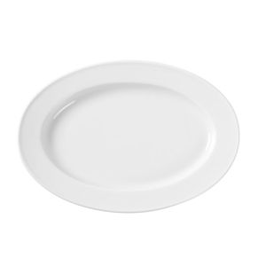 Piatto Ovale Bianco HENDI 340x240mm, Piatti e Stoviglie - Product Image 1
